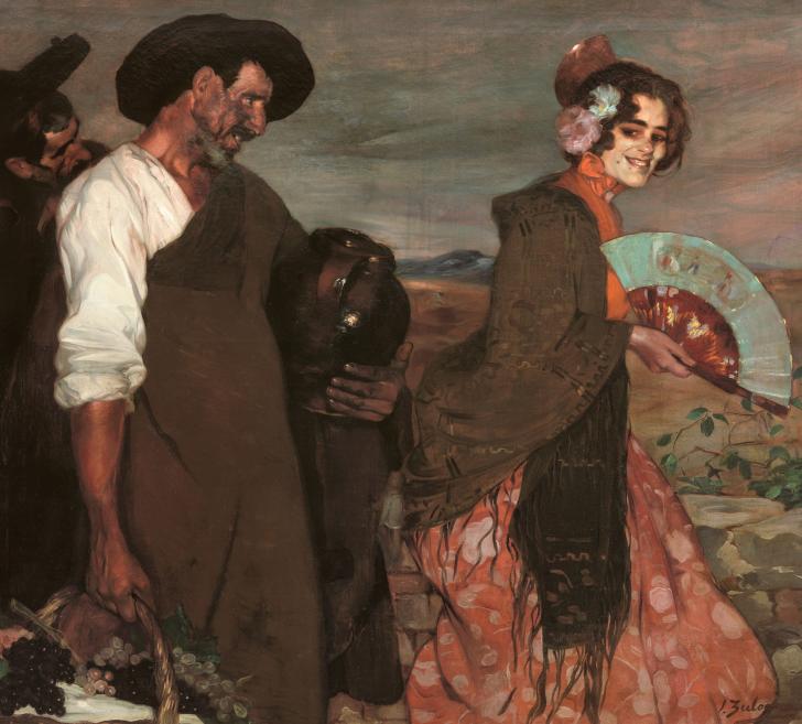 Ignacio Zuloaga (1870&ndash;1945). The Compliment. 1902. Oil on canvas. Private collection. Publicity photo