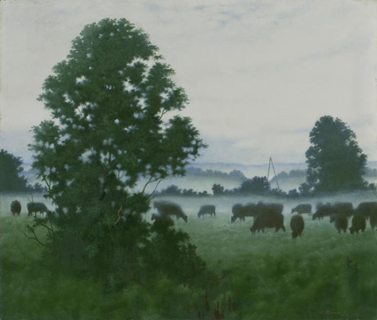 Līga Purmale. Pasture. 1980. Collection of the Latvian National Museum of Art