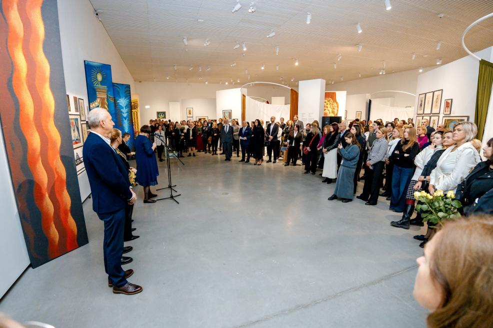 Exhibition opening. Photo: Kaspars Teilāns