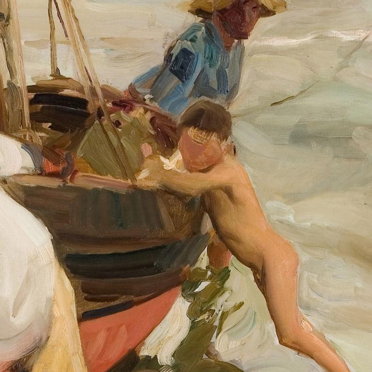 Hoakins Sorolja (Joaqu&iacute;n Sorolla, 1863&ndash;1923). Rīta saule Valensijas līcī. 1910. Audekls, eļļa. El Conventet kolekcija, Barselona. Foto: Carmen Godia