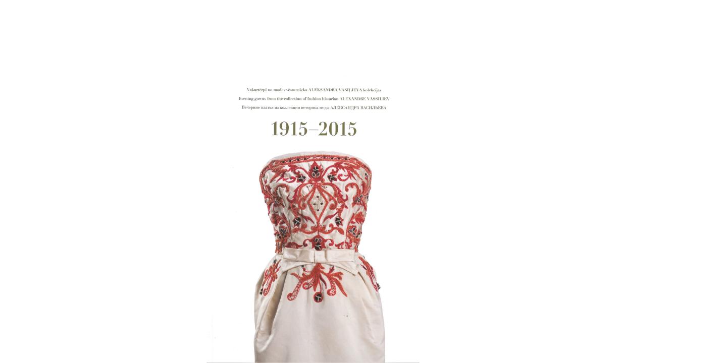 Invitation to the Centenary Ball. 1915–2015 Evening gowns from the collection of fashion historian Alexandre Vassilev