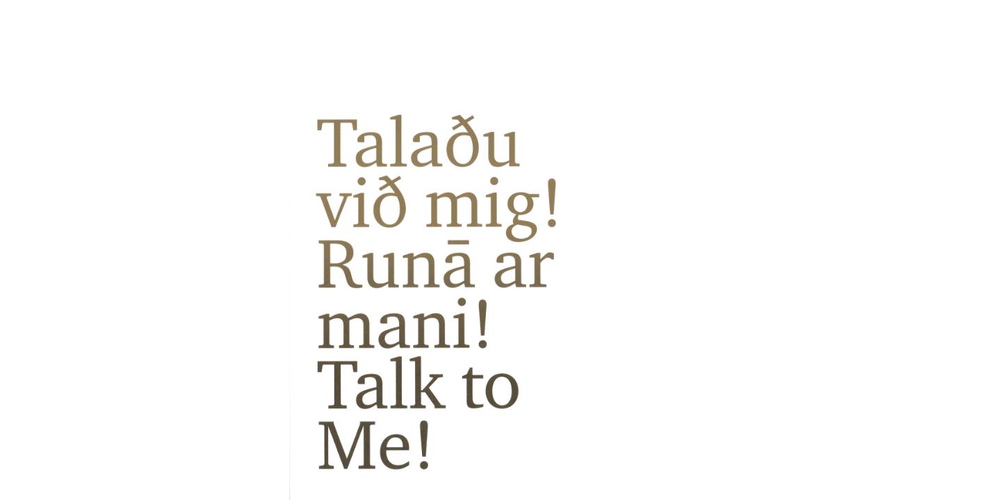 Runā ar mani. Talk To Me. Tala Við Mig